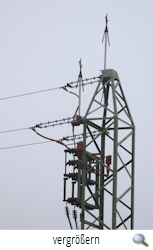 Todesmast Teichgut nach der Nachrüstung. Foto R. Lunde Todesmast Teichgut nach der Nachrüstung. Foto R. Lunde